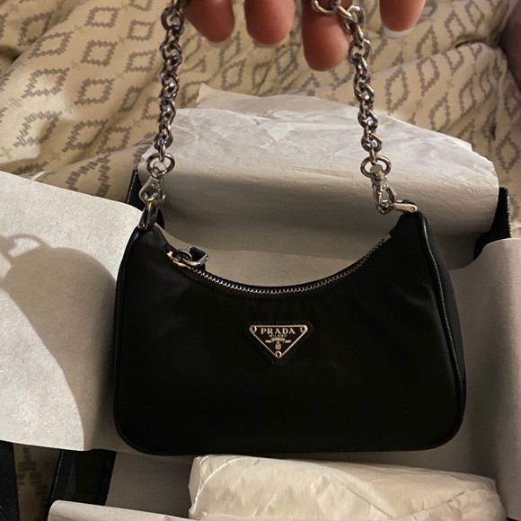 Prada nylon mini crossbody bag Clearance